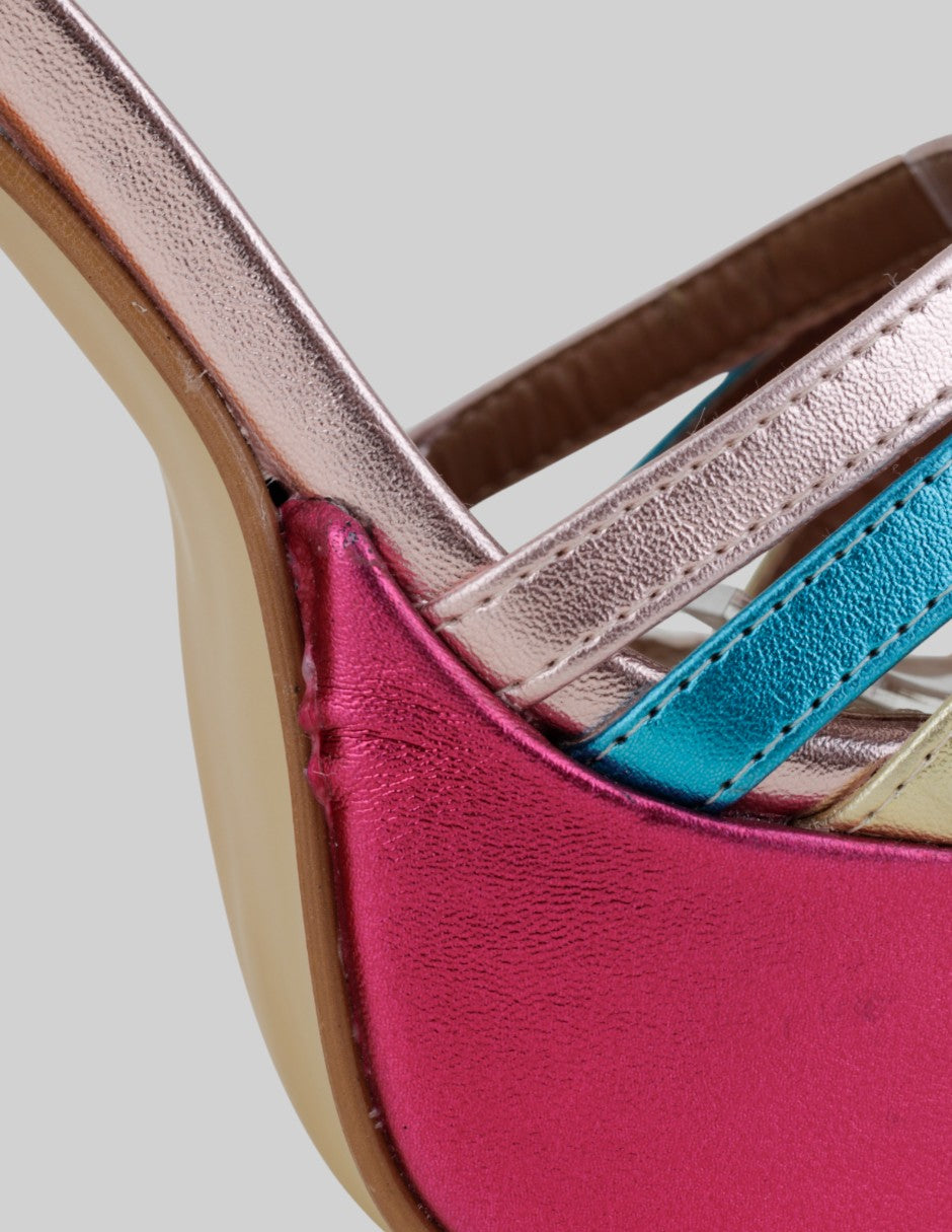 Sandalia con tacón  en Sintético – Multicolor talla 26