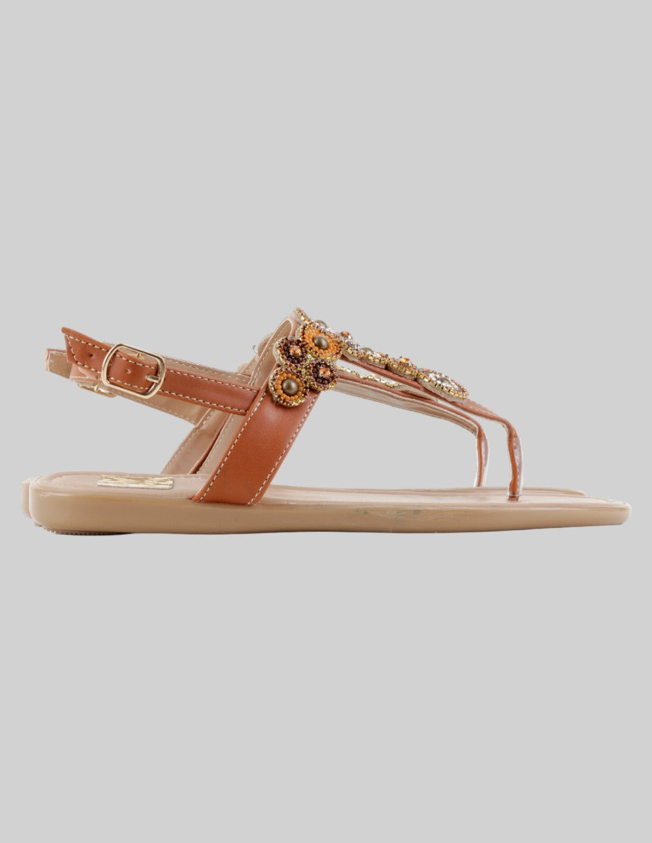 Sandalias clásicas  en Sintético – Café talla 25