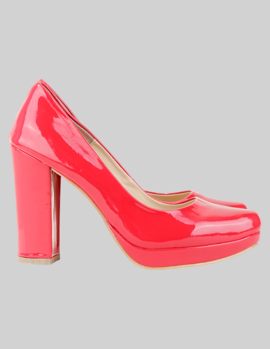 Zapatillas  en Charol – Rojo talla 24
