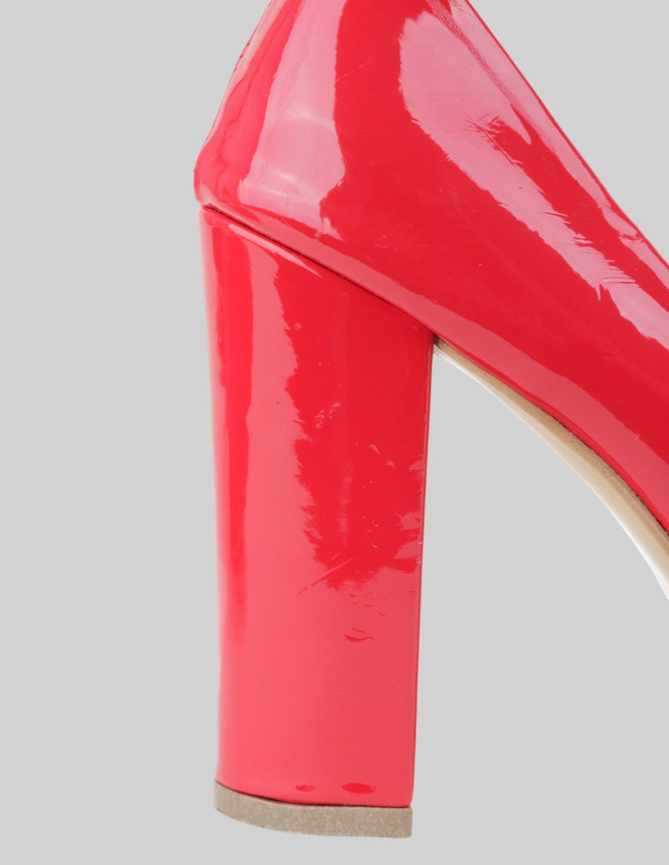 Zapatillas  en Charol – Rojo talla 24