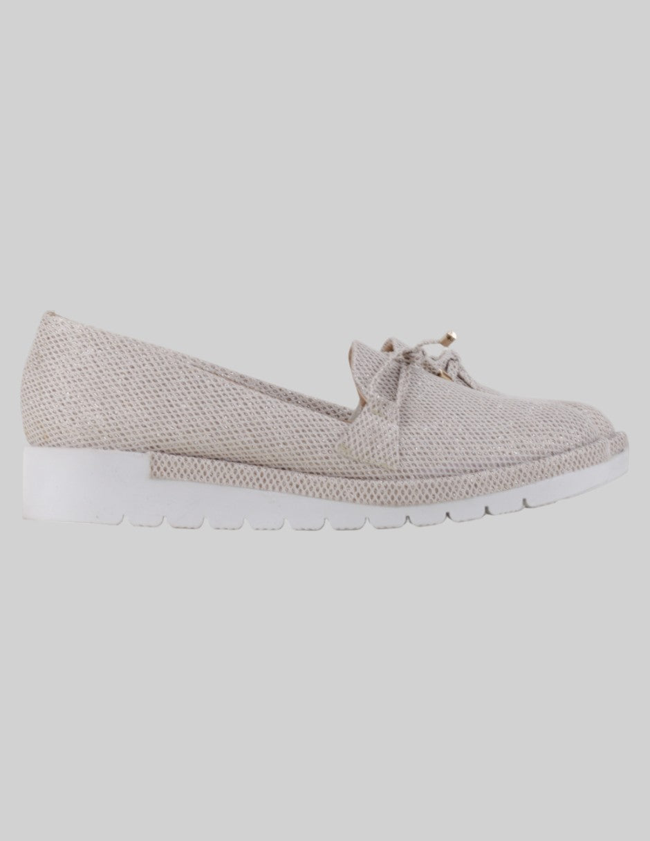 Mocasines  en Textil – Beige talla 24