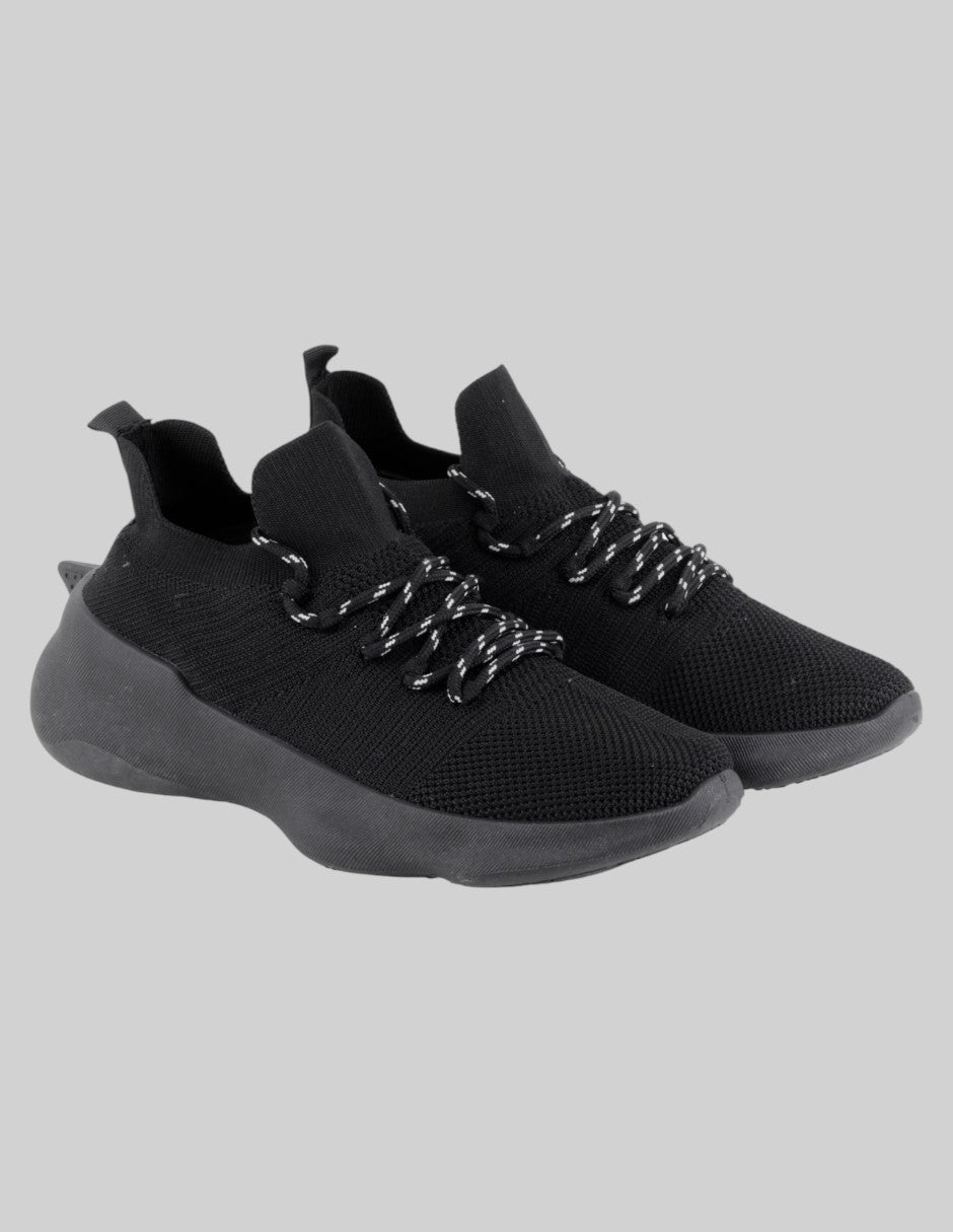 Tenis tipo deportivo Exterior Textil Color Negro Para Hombre De Trax