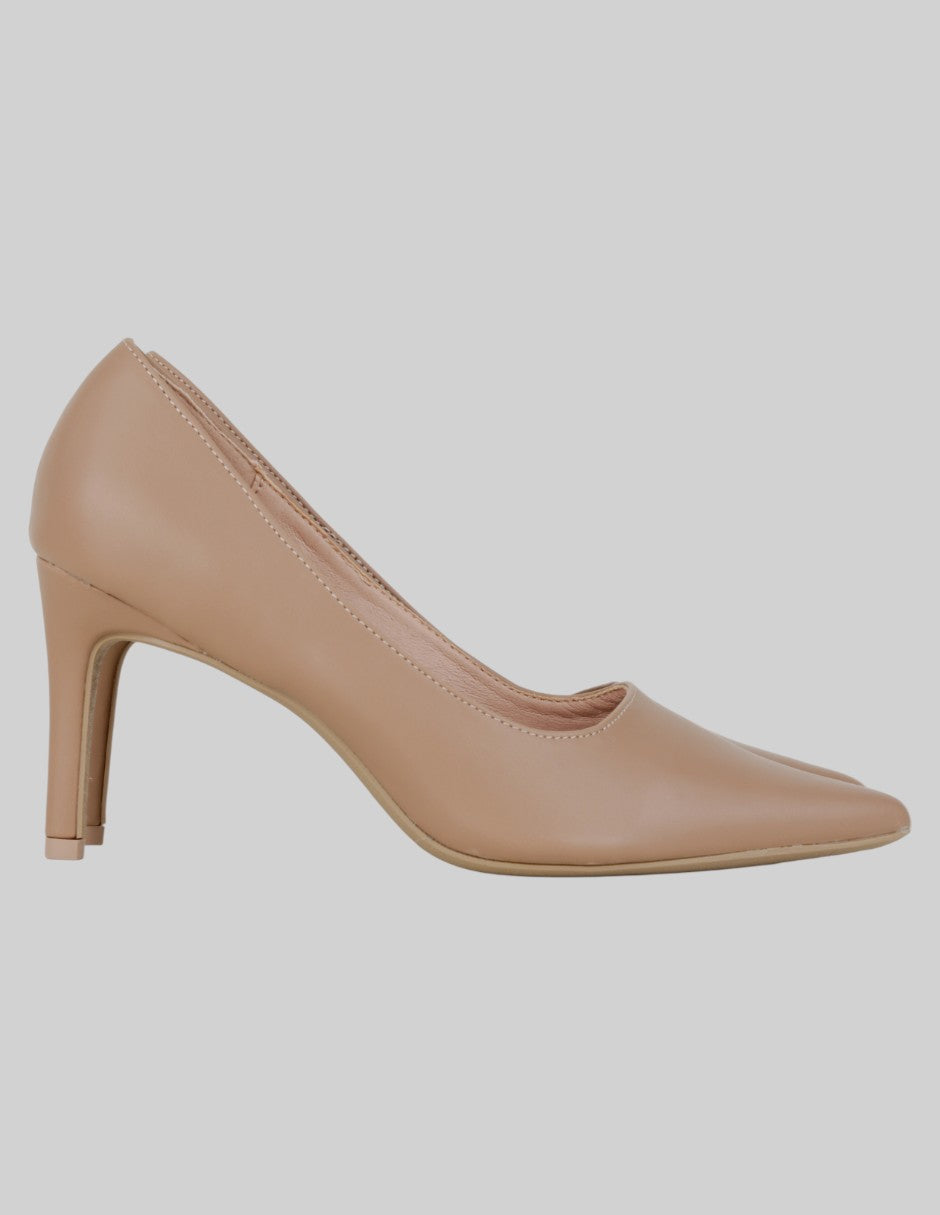 Zapatillas  en Piel vegana – Beige talla 25