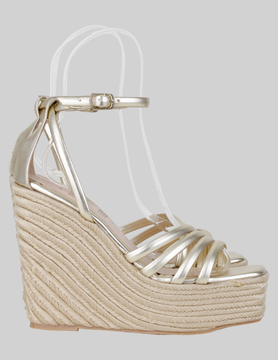 Sandalias con plataforma  en Sintético – Dorado talla 24