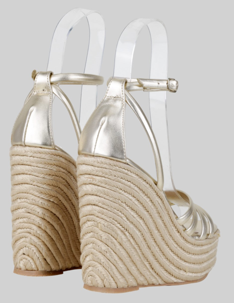 Sandalias con plataforma  en Sintético – Dorado talla 24