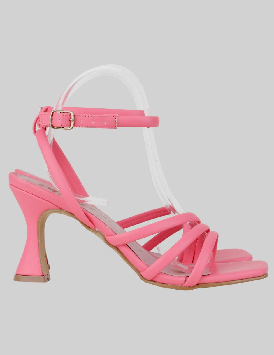 Sandalia con tacón  en Sintético – Rosa talla 24