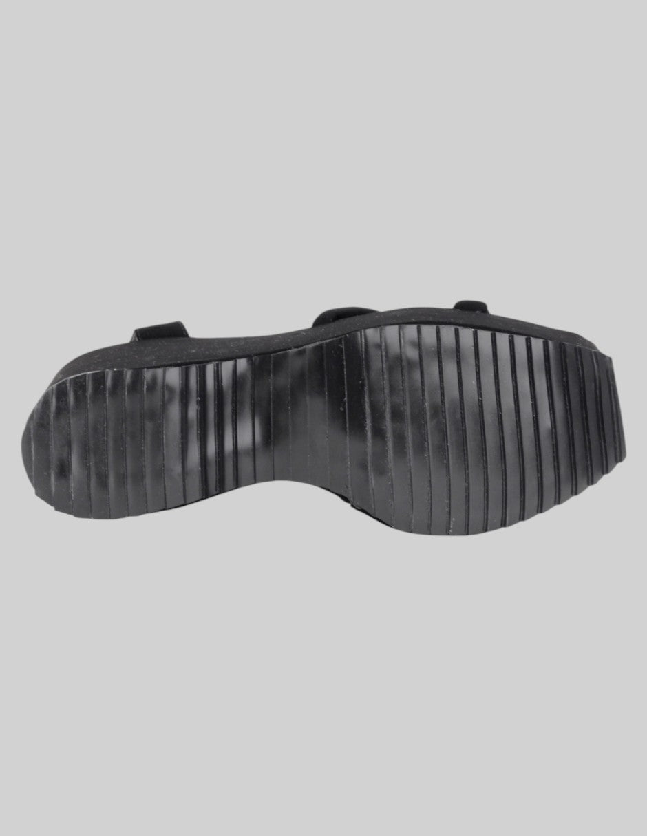 Sandalias con plataforma  en Gamuza – Negro talla 25