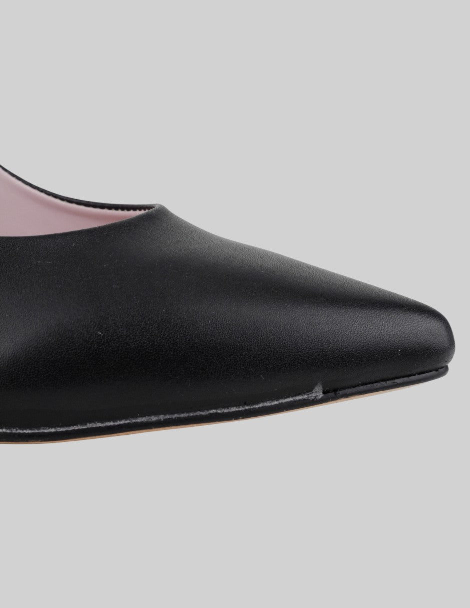 Zapatillas  en Piel vegana – Negro talla 25