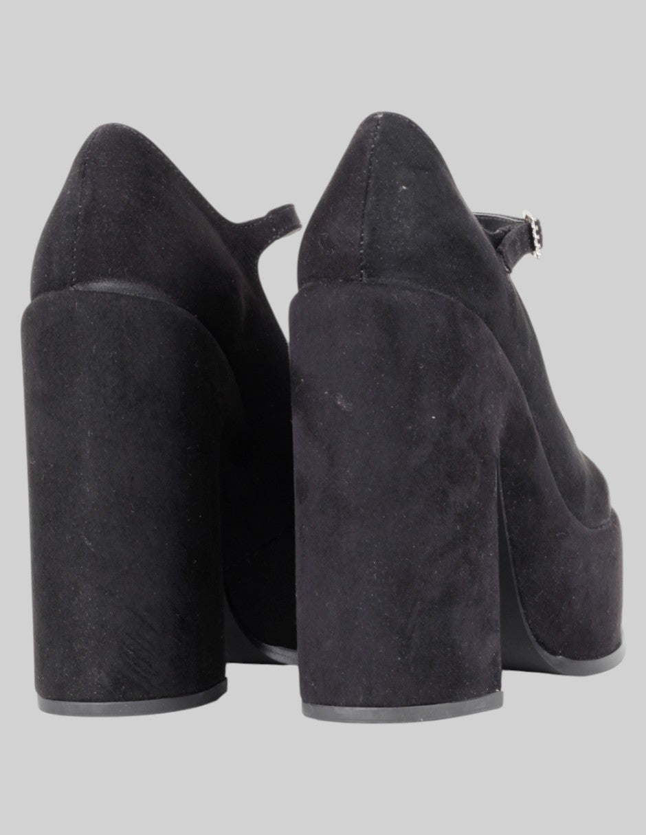 Zapatillas  en Gamuza – Negro talla 24