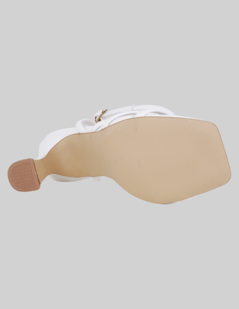 Sandalia con tacón  en Sintético – Blanco talla 24