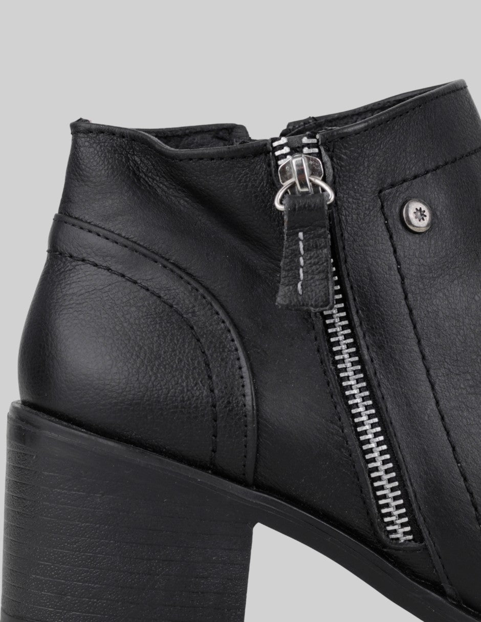 Botas casuales  en Piel  – Negro talla 25