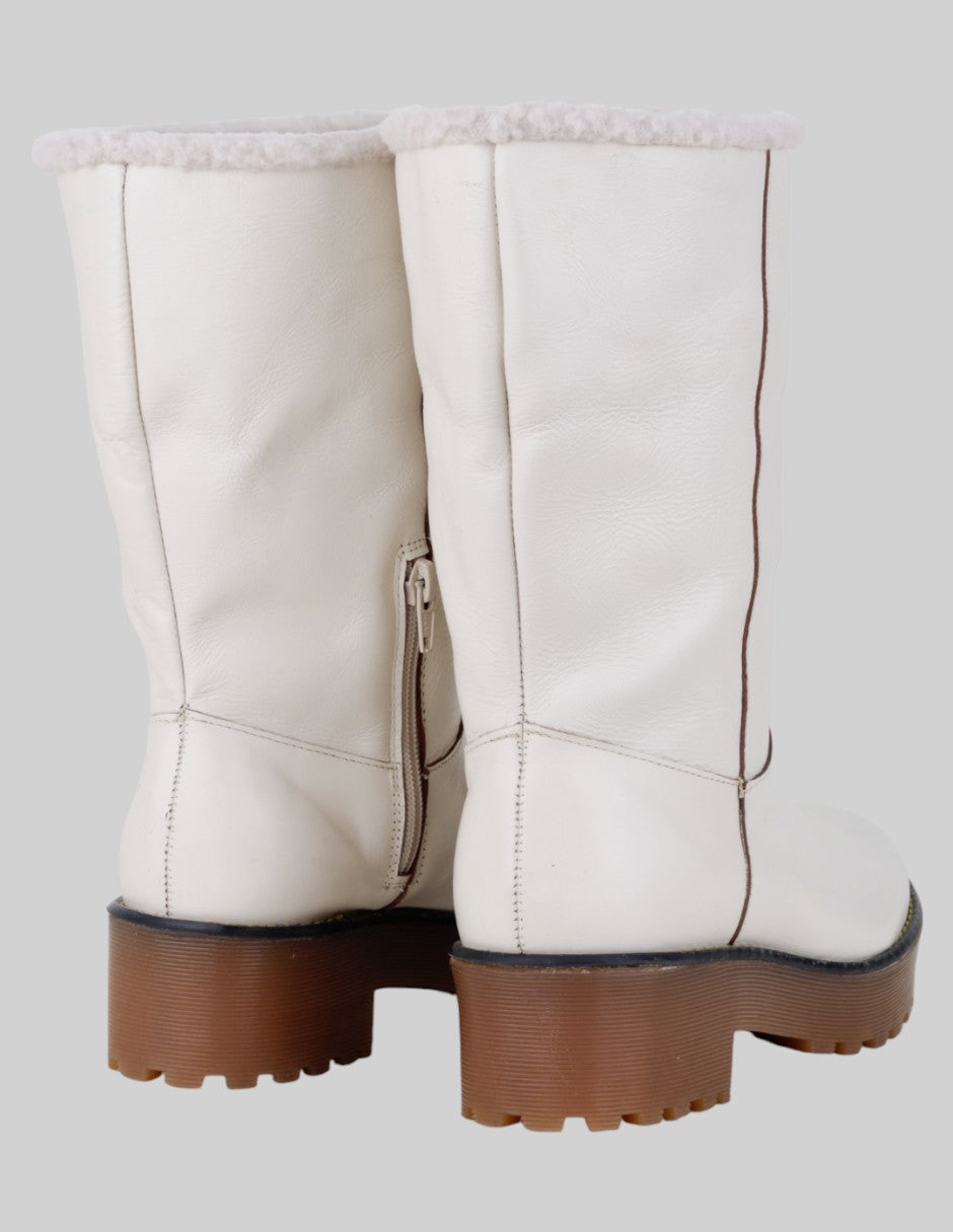 Botas casuales  en Piel  – Beige talla 24