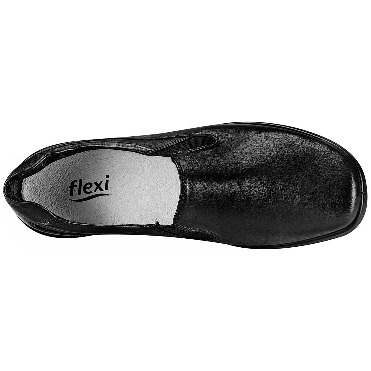 Confort Exterior Piel Color Negro Para Mujer De Flexi