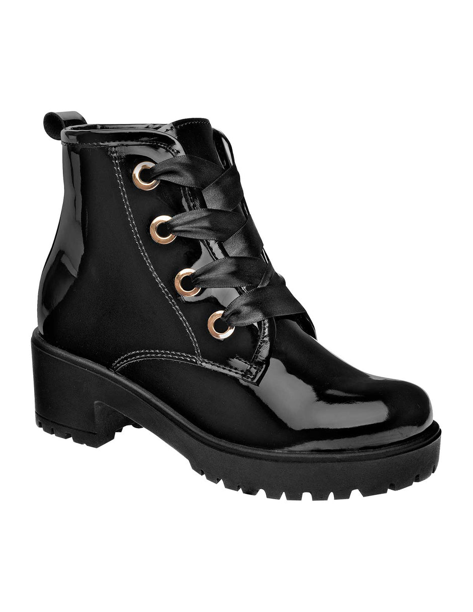 Botas casuales Exterior Textil Color Negro De Charol Para Mujer De RBBASICS