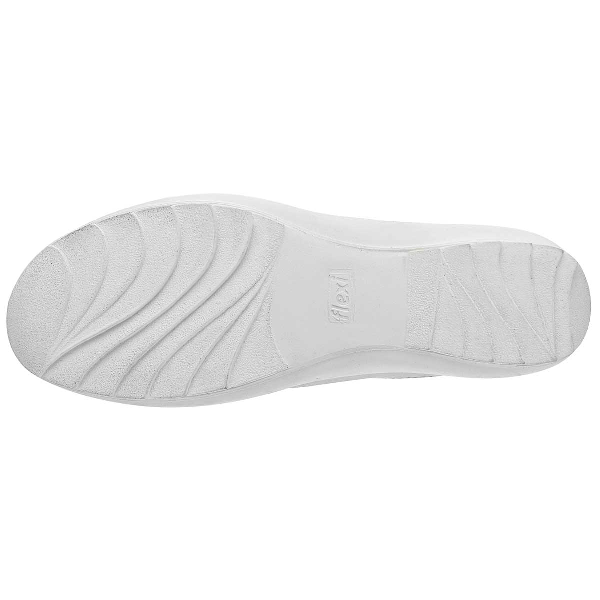 Zapatos confort y diabético Exterior Sintético Color Blanco Para Mujer De Flexi