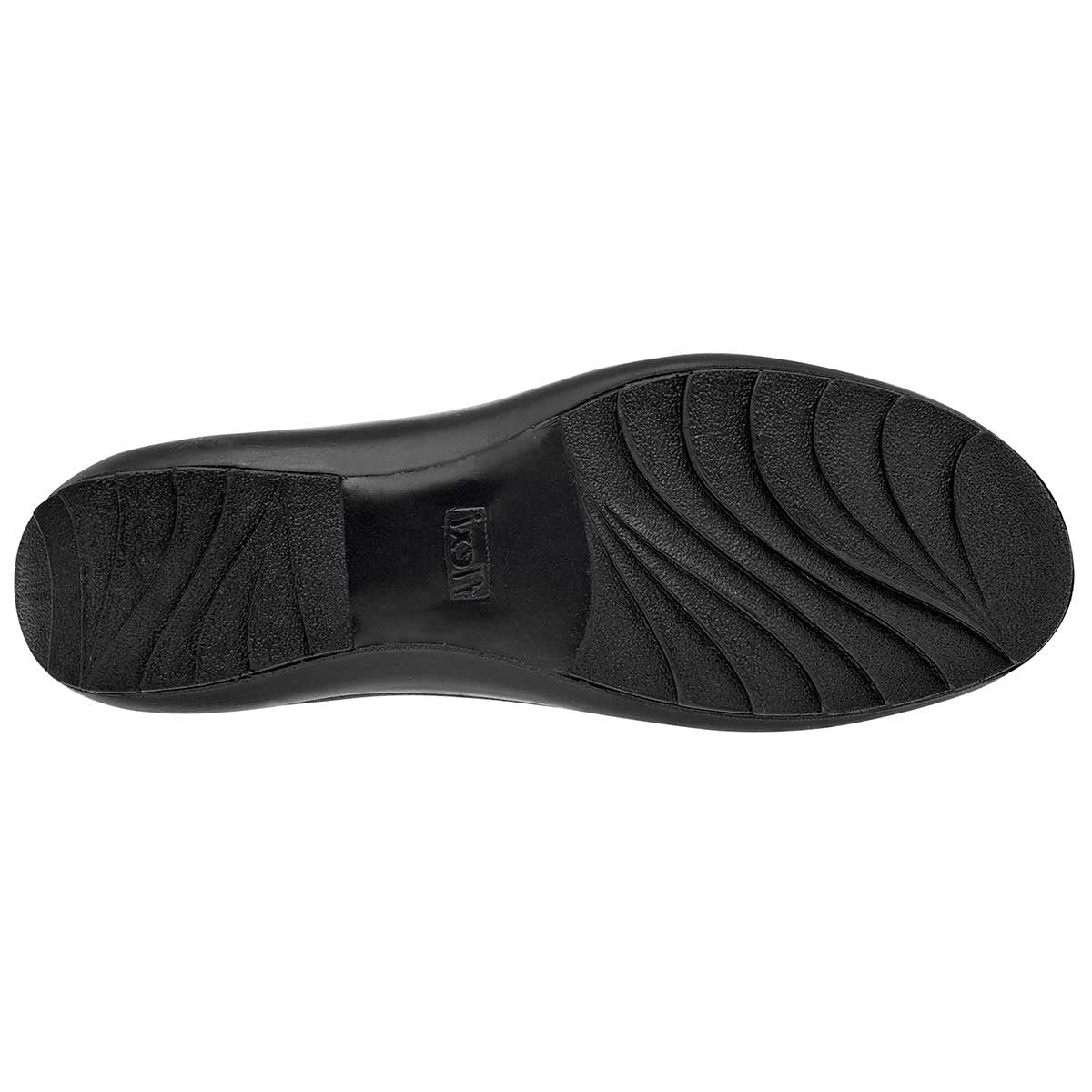 Zapatos confort y diabético Exterior Piel sintética Color Negro Para Mujer De Flexi