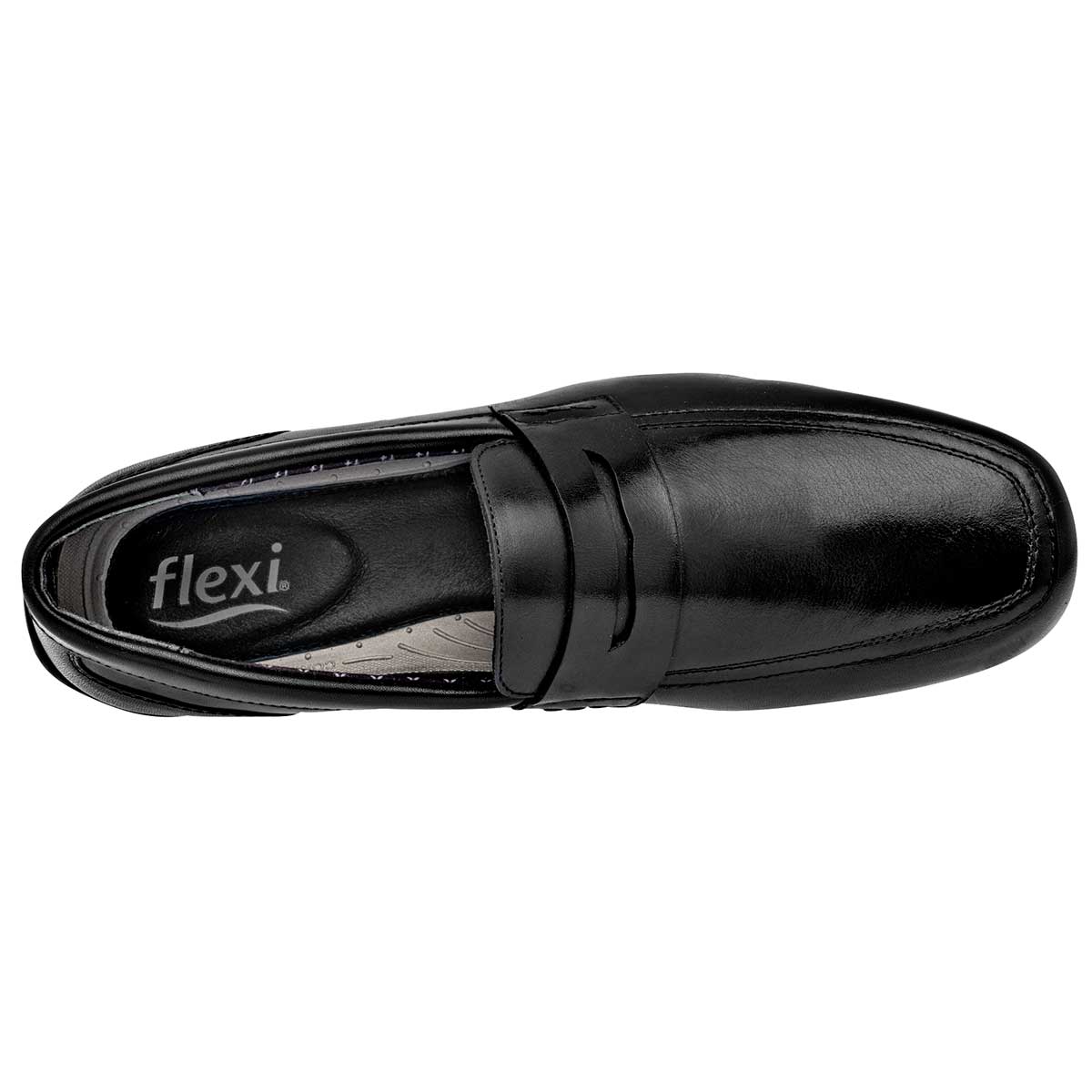 Mocasines y drivers Exterior Piel Color Negro Para Hombre De Flexi