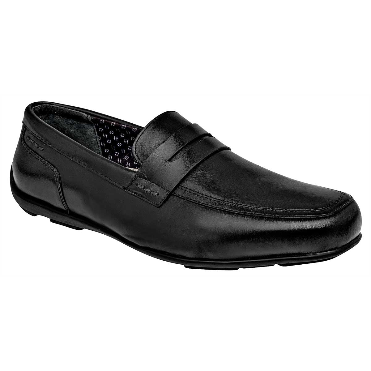 Mocasines y drivers Exterior Piel Color Negro Para Hombre De Flexi