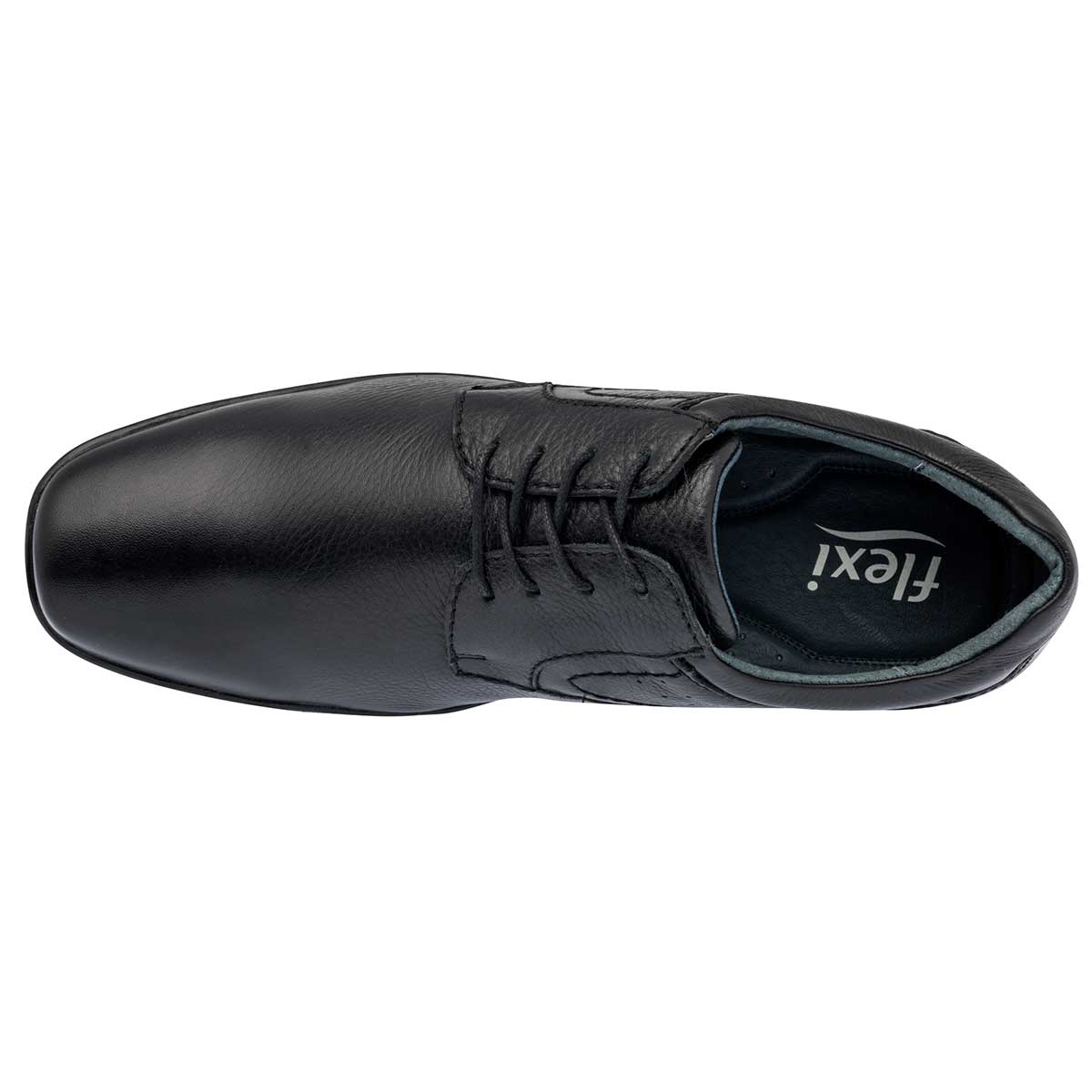 Zapatos de vestir Exterior Piel Color Negro Para Hombre De Flexi