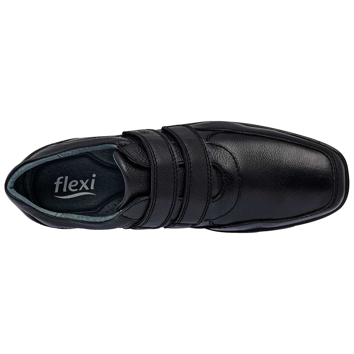 Zapatos de vestir Exterior Piel Color Negro Para Hombre De Flexi