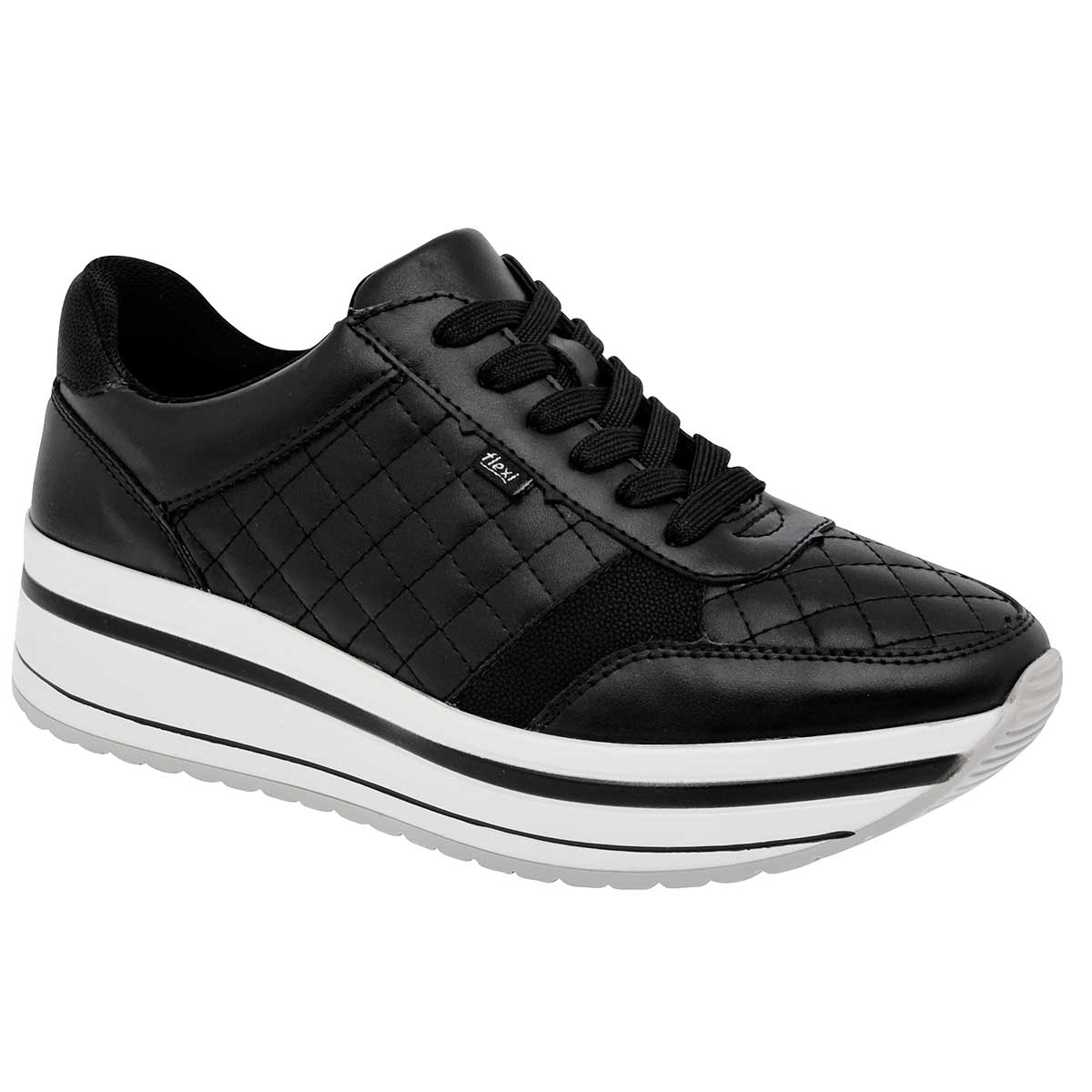 Tenis urbanos Exterior Sintético Color Negro Para Mujer De Flexi