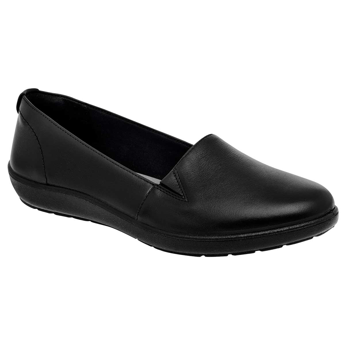 Confort Exterior Piel Color Negro Para Mujer De Flexi