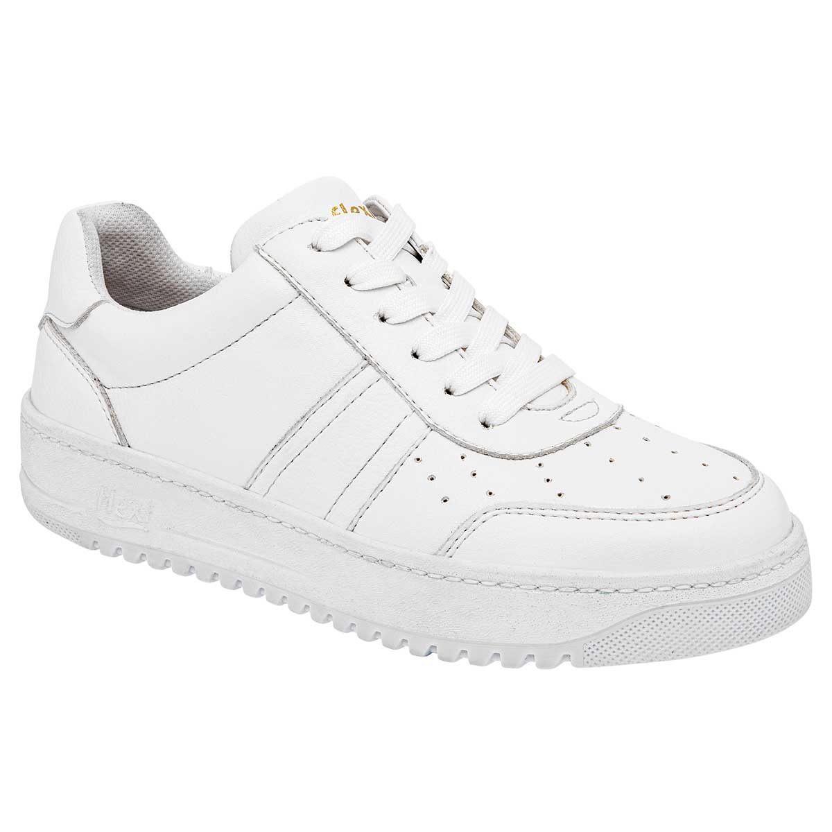 Tenis urbanos Exterior Sintético Color Blanco Para Mujer De Flexi