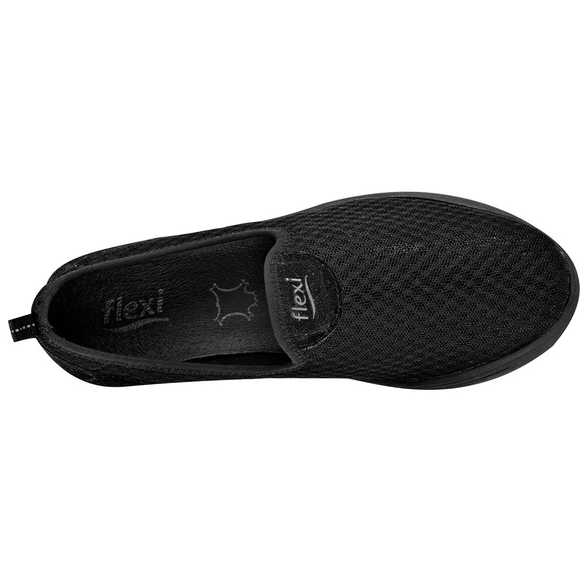 Tenis urbanos Exterior Textil Color Negro Para Mujer De Flexi