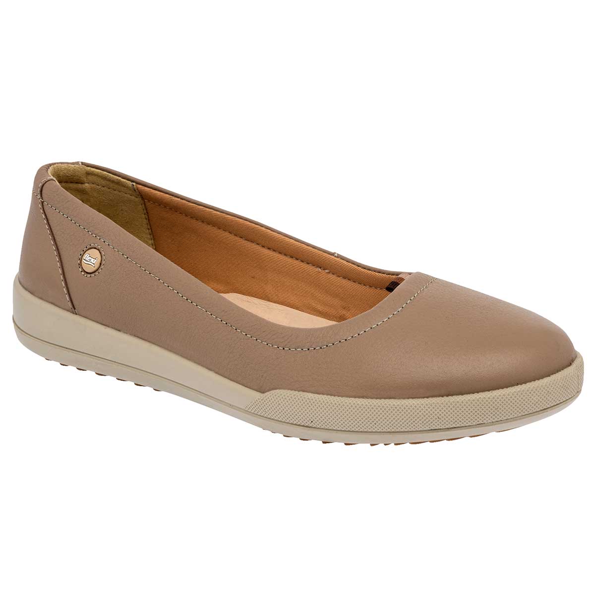 Zapatos casuales Exterior Piel Color Beige  Para Mujer De Flexi