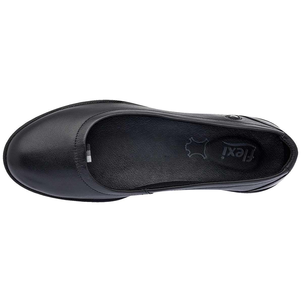 Zapatos casuales Exterior Piel Color Negro Para Mujer De Flexi