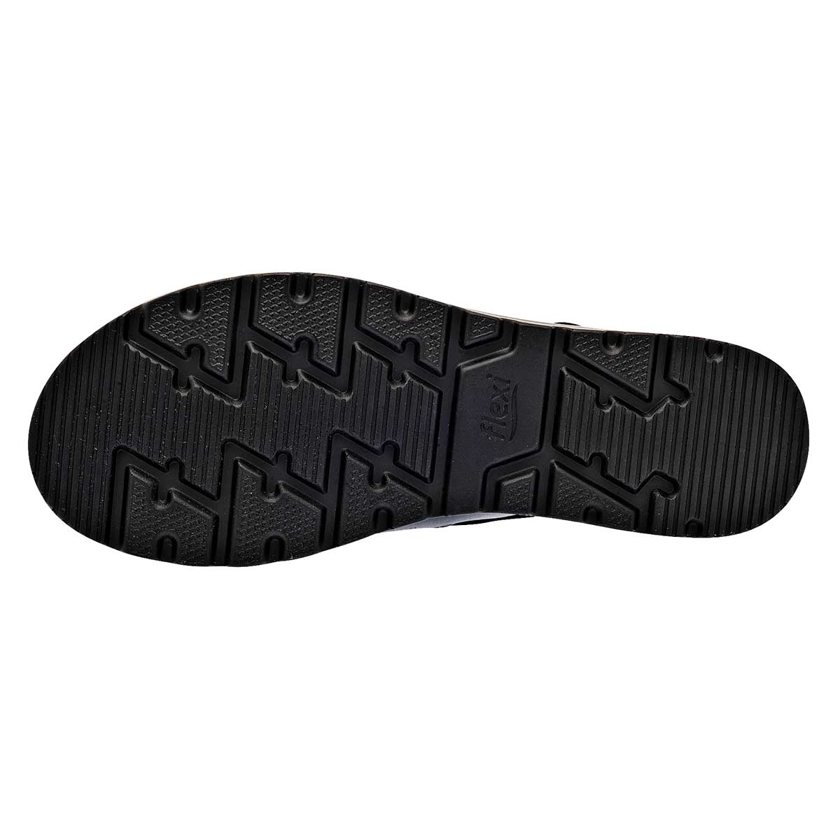 Sandalias Exterior Piel Color Negro Para Mujer De Flexi