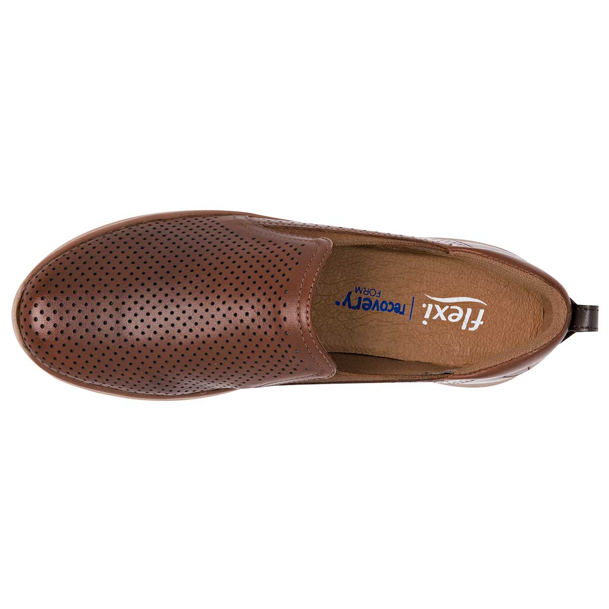 Confort Exterior Piel Color Camel Para Mujer De Flexi