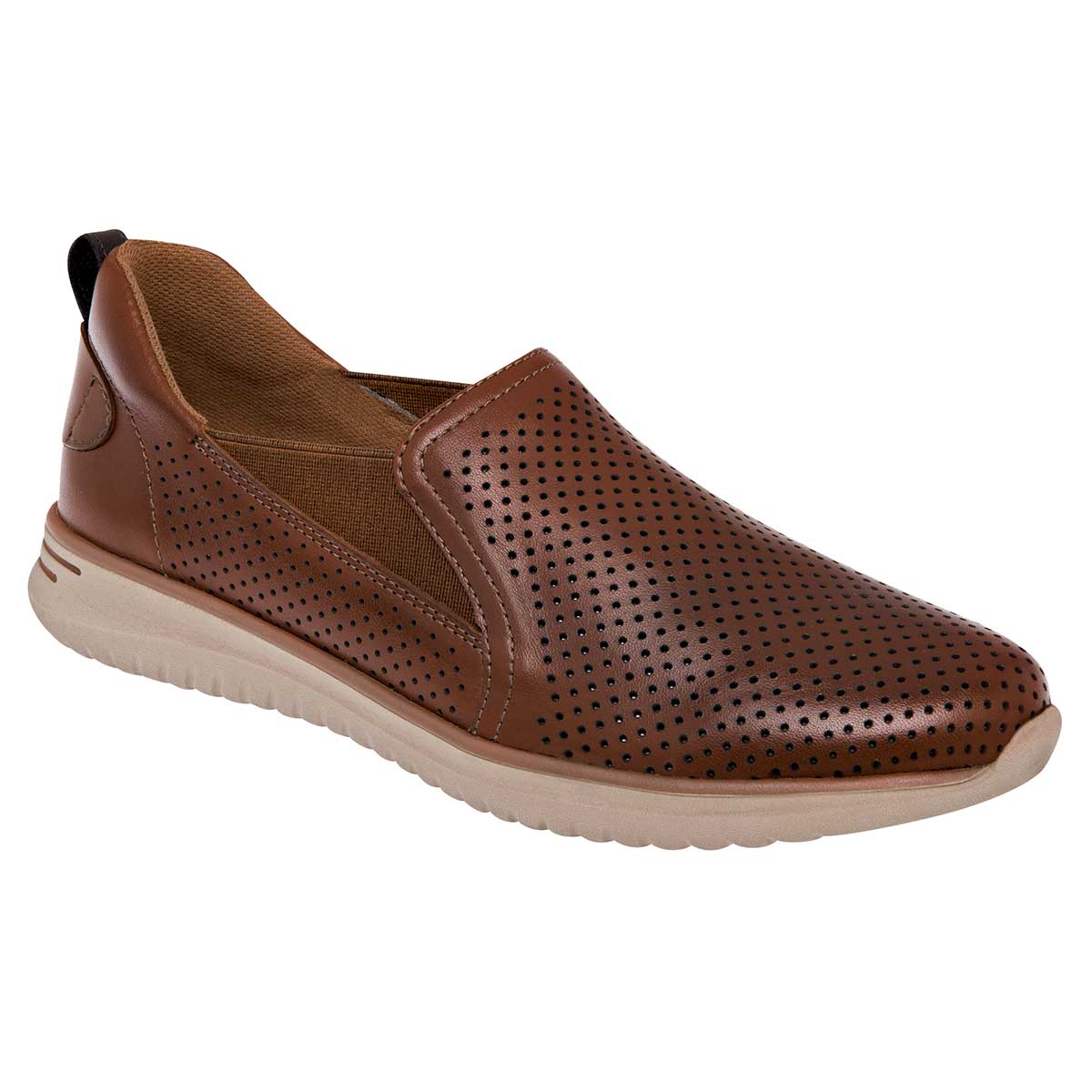 Confort Exterior Piel Color Camel Para Mujer De Flexi