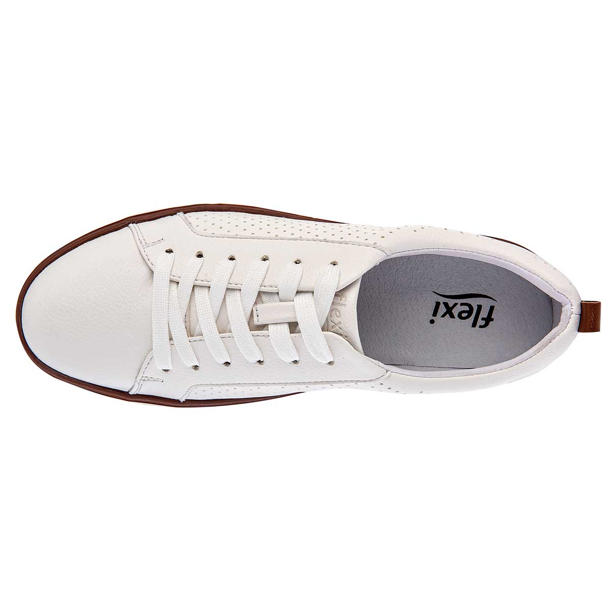 Tenis urbanos Exterior Sintético Color Blanco Para Mujer De Flexi