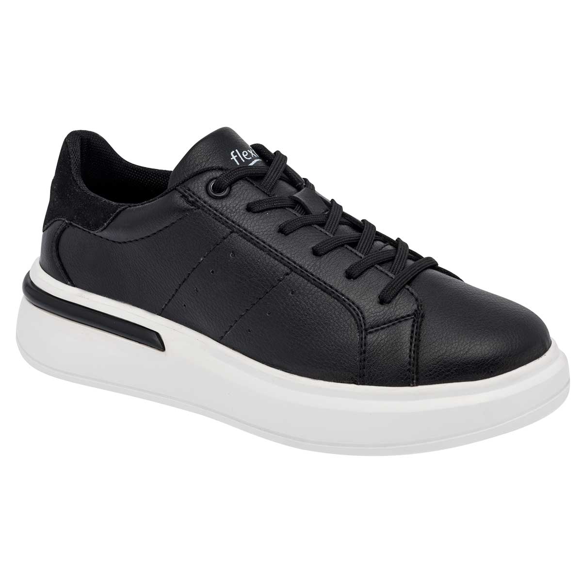 Tenis urbanos Exterior Sintético Color Negro Para Mujer De Flexi