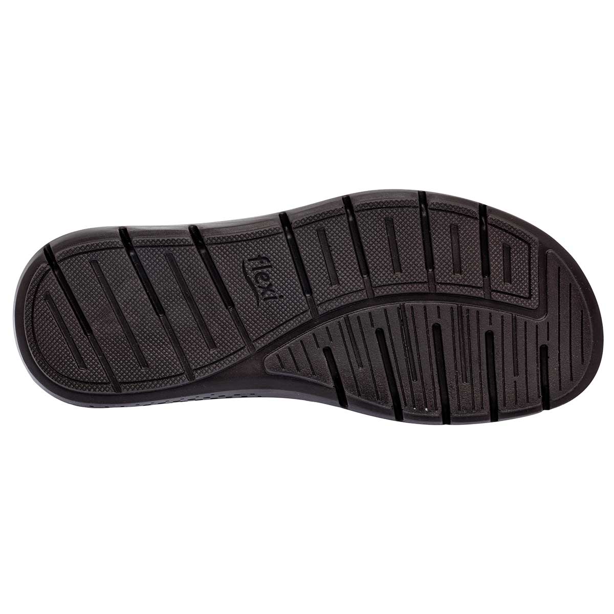 Sandalias Exterior Piel Color Café Para Hombre De Flexi