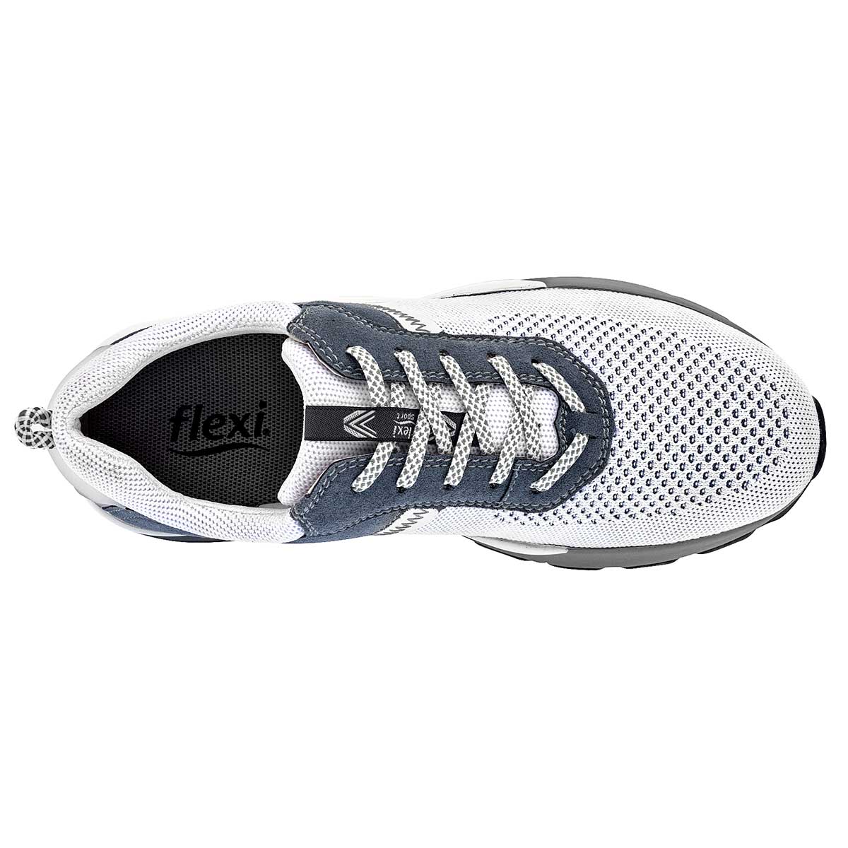 Tenis tipo deportivo Exterior Textil Color Blanco Para Hombre De Flexi