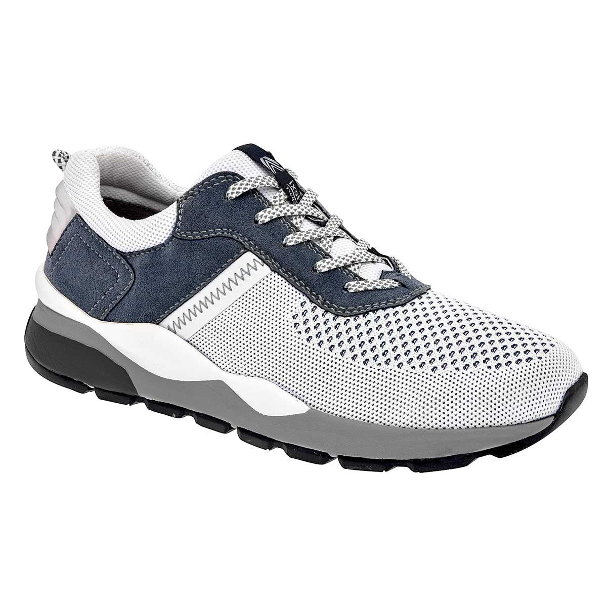 Tenis tipo deportivo Exterior Textil Color Blanco Para Hombre De Flexi