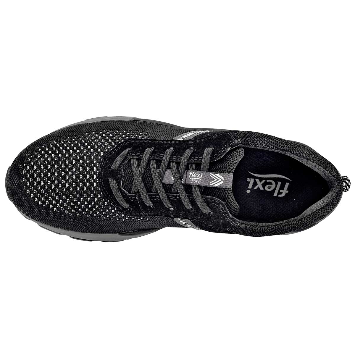 Tenis tipo deportivo Exterior Textil Color Negro Para Hombre De Flexi