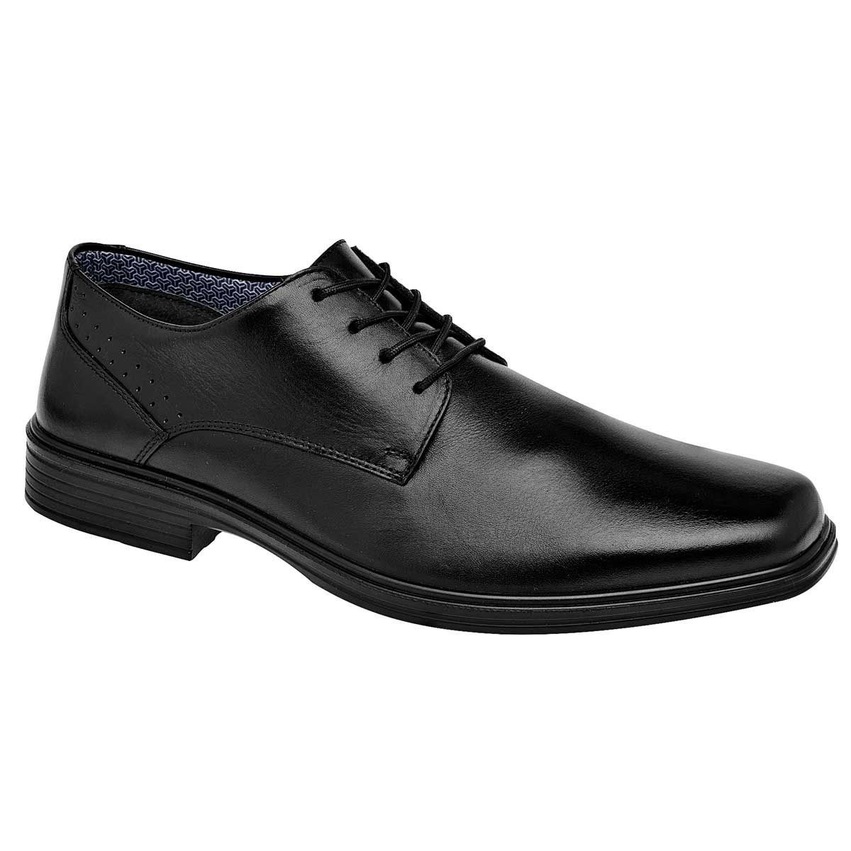 Zapatos de vestir Exterior Piel Color Negro Para Hombre De Flexi