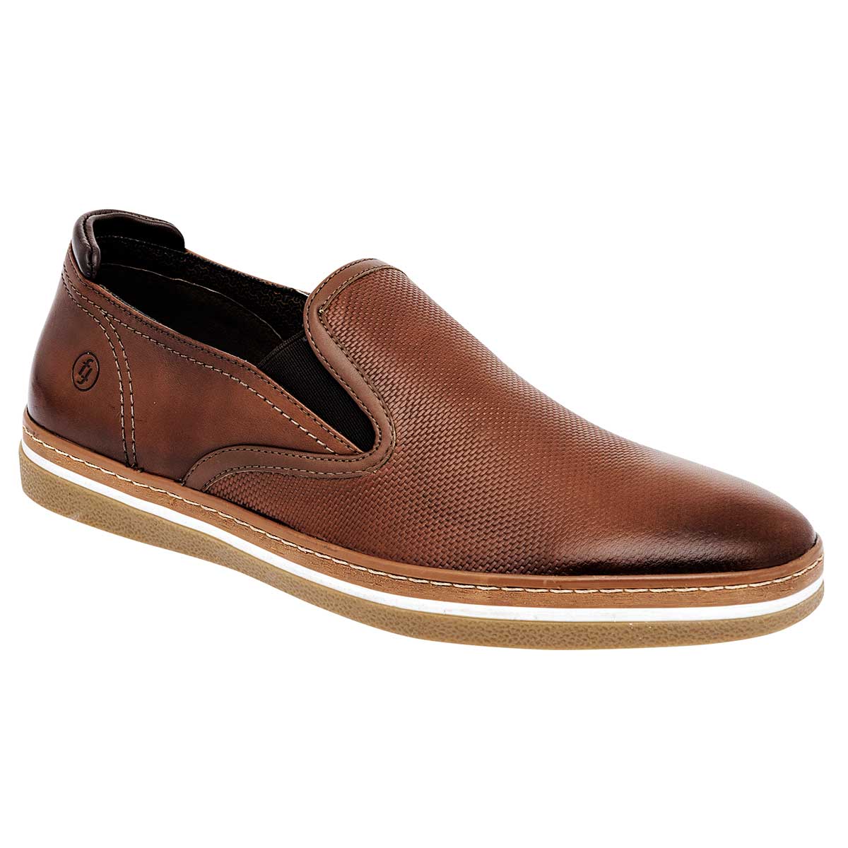 Mocasines y drivers Exterior Piel Color Camel Para Hombre De Flexi