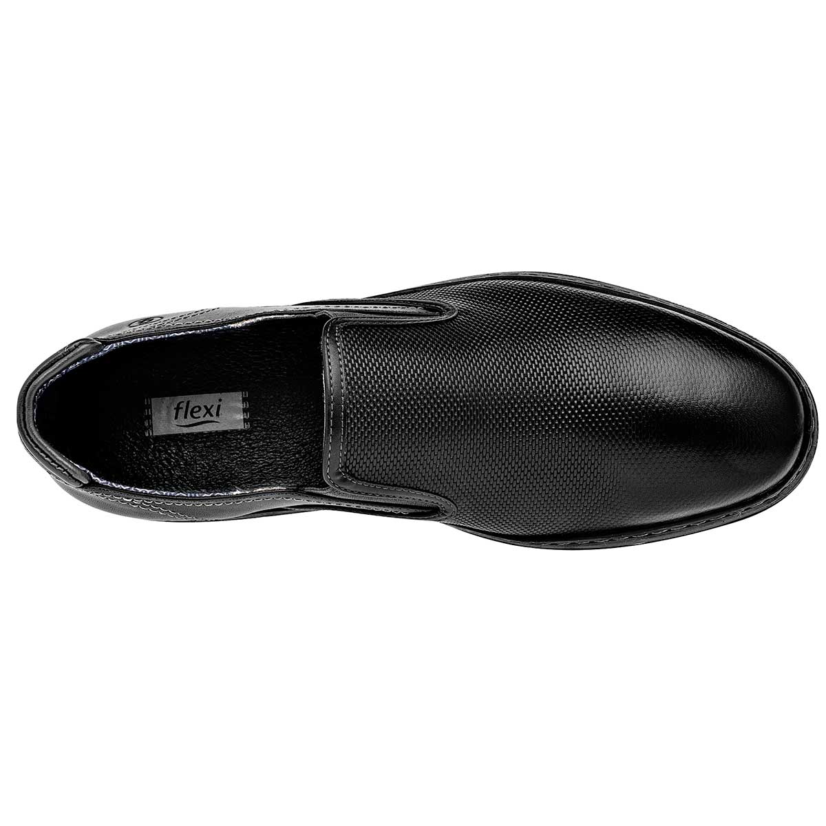 Mocasines y drivers Exterior Piel Color Negro Para Hombre De Flexi