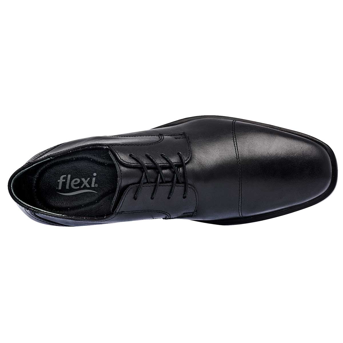 Zapatos de vestir Exterior Piel Color Negro Para Hombre De Flexi