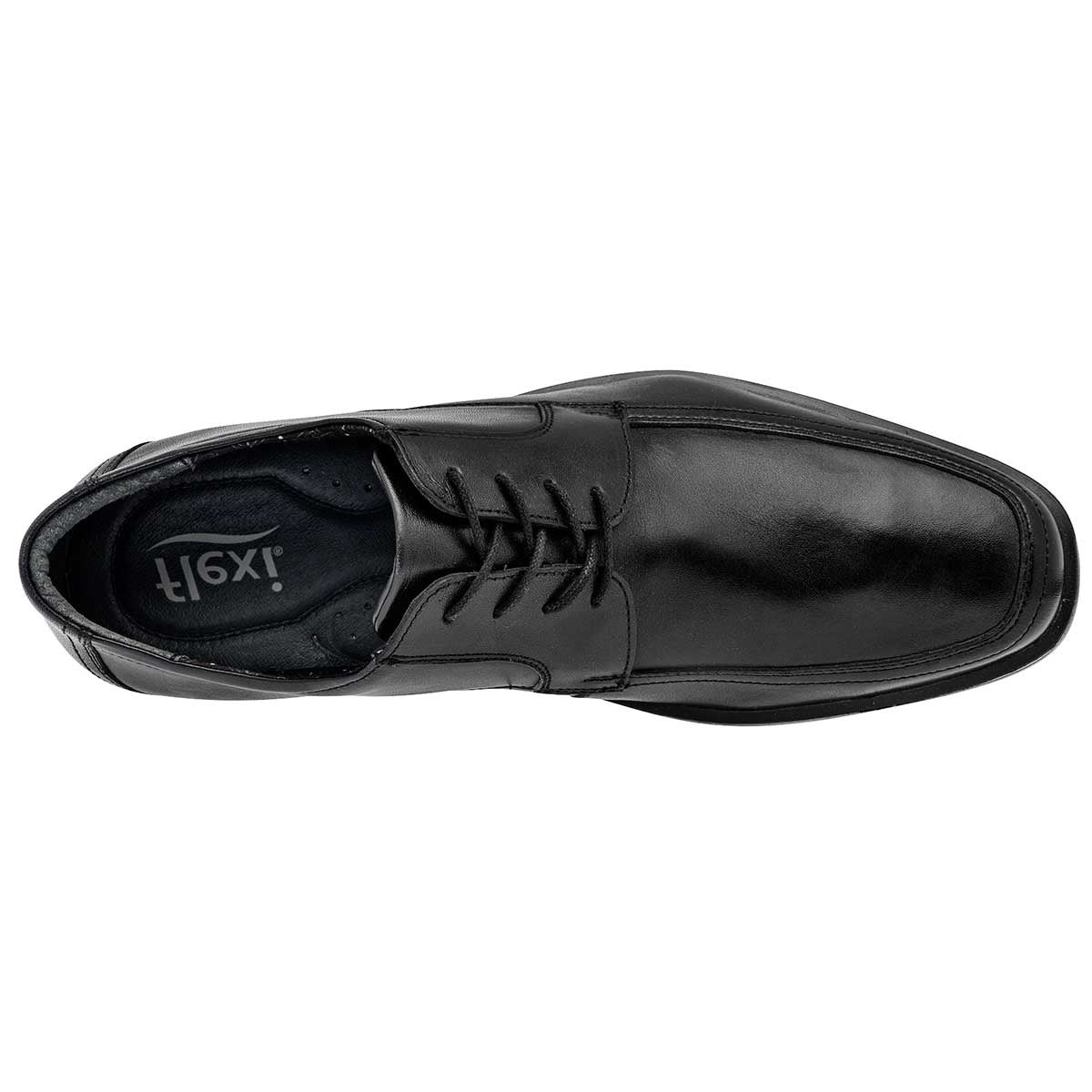 Zapatos de vestir Exterior Piel Color Negro Para Hombre De Flexi