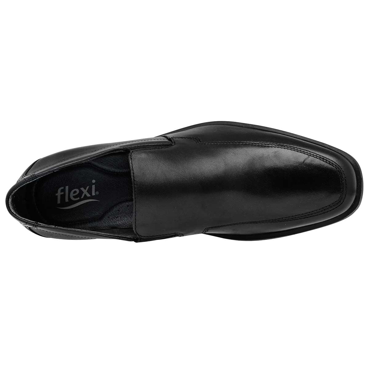 Zapatos de vestir Exterior Piel Color Negro Para Hombre De Flexi