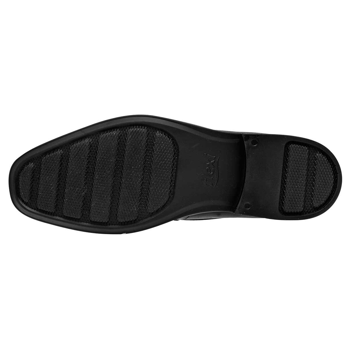 Zapatos de vestir Exterior Piel Color Negro Para Hombre De Flexi