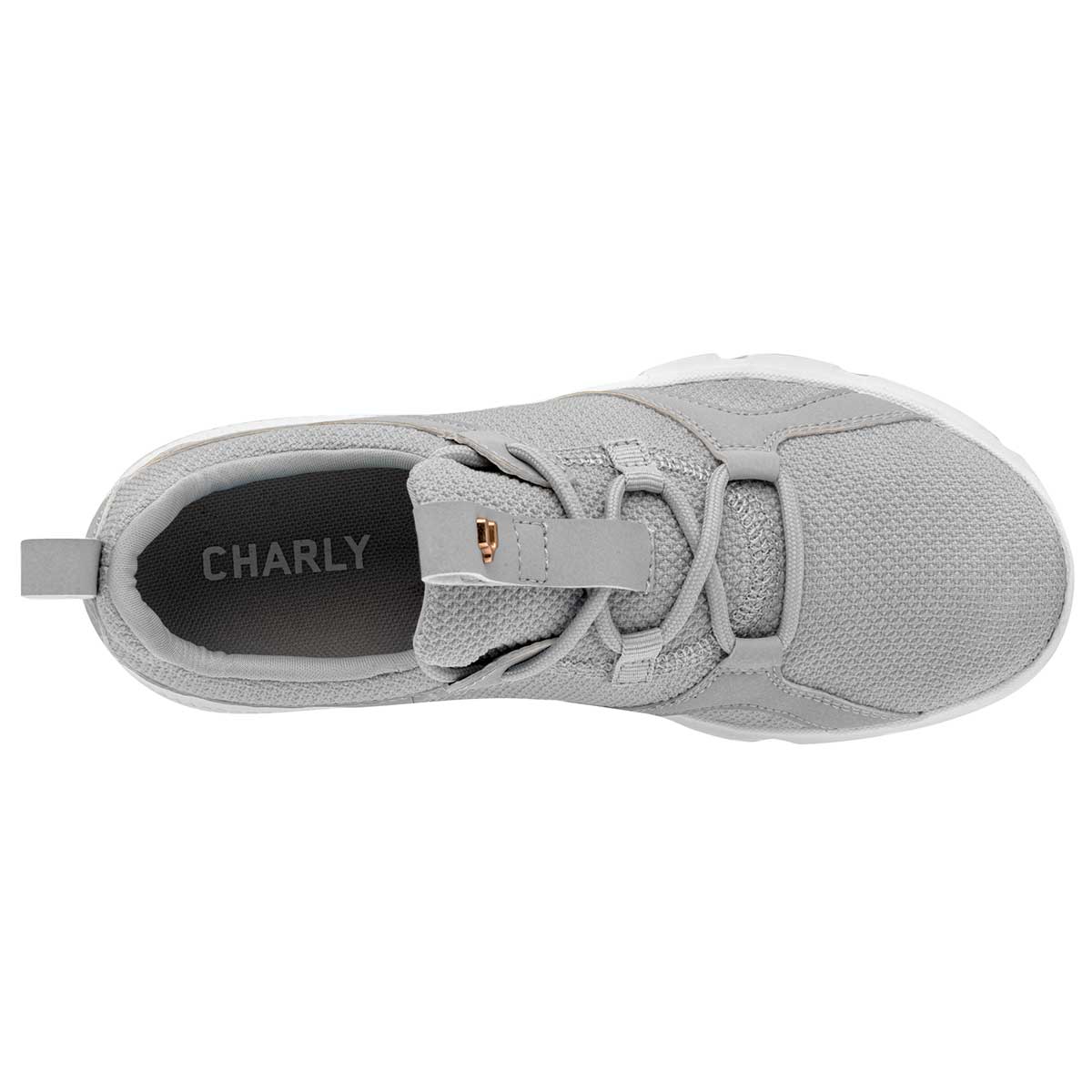 Tenis deportivos Exterior Textil Color Gris Para Mujer De Charly