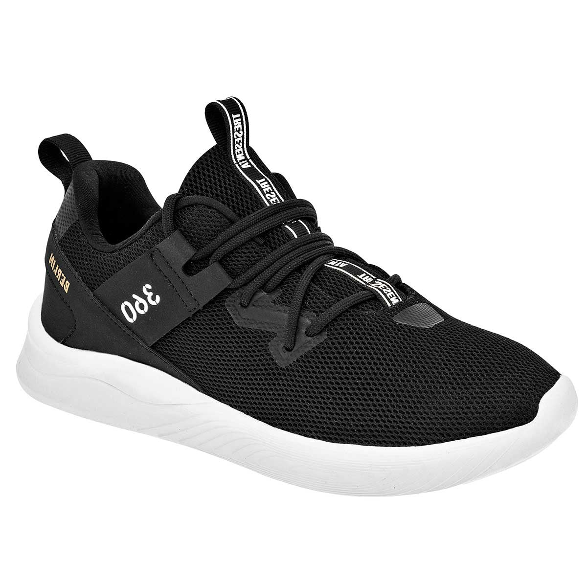 Tenis deportivos Exterior Sintético Color Negro Para Mujer De 360