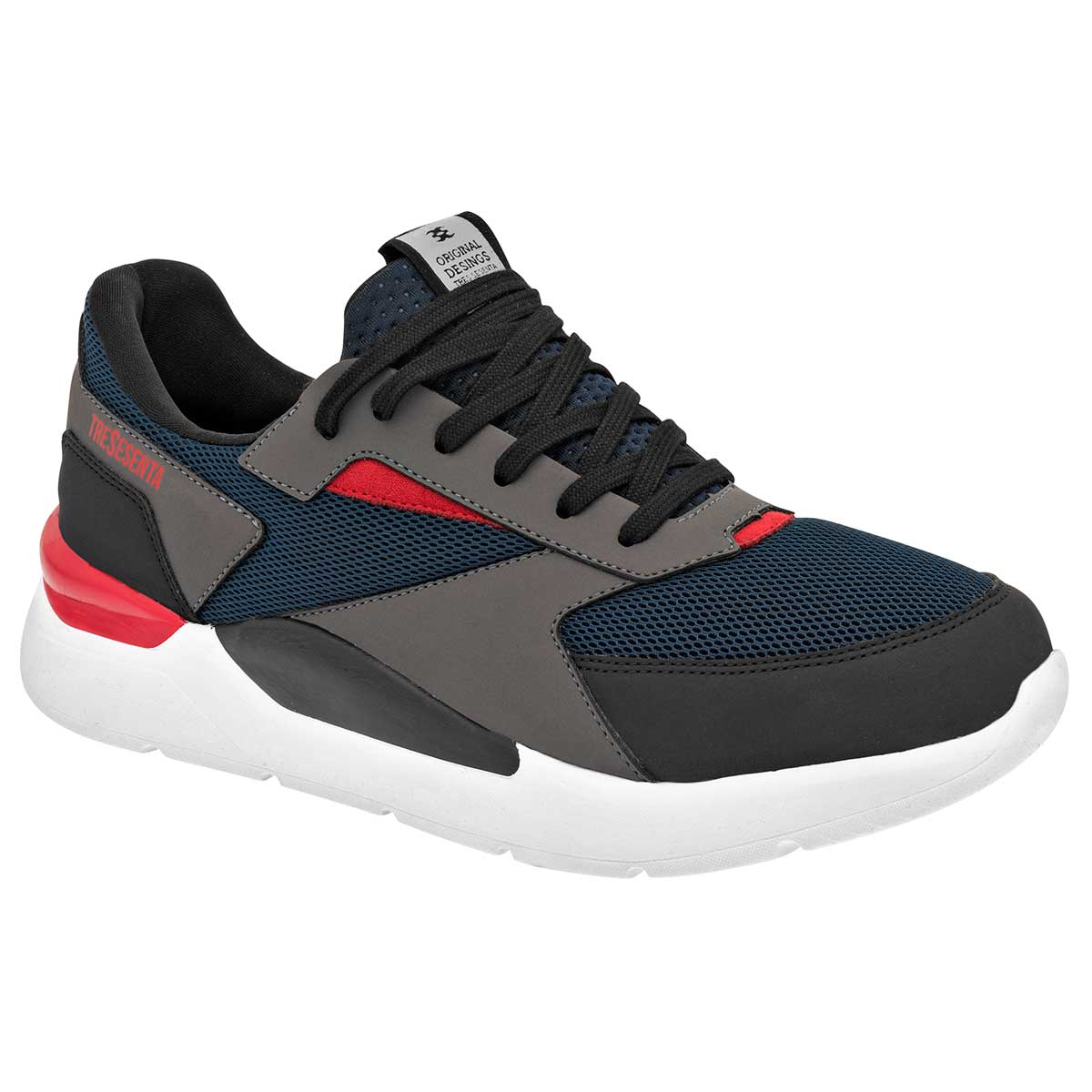 Tenis tipo deportivo Exterior Sintético Color Azul Para Hombre De 360