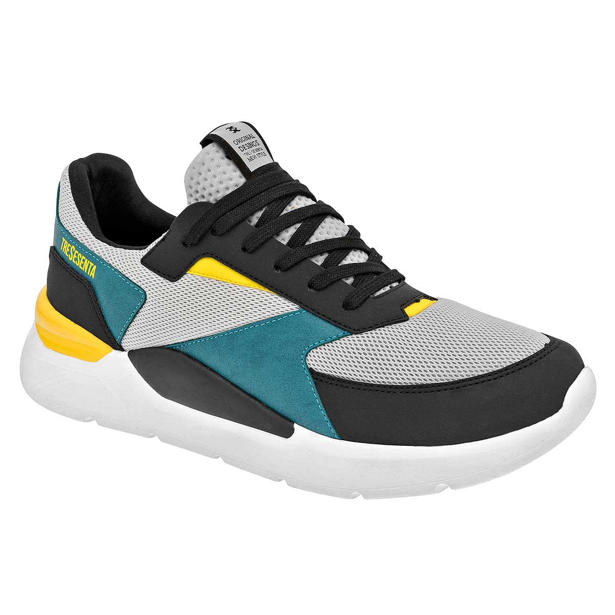 Tenis tipo deportivo Exterior Sintético Color Blanco Para Hombre De 360